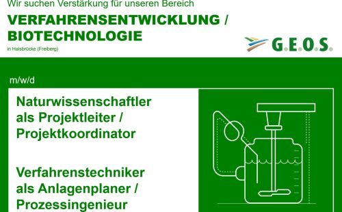 Naturwissenschaftler als Projektleiter und Verfahrenstechniker als Anlagenplaner (m/w/d) in Halsbrücke gesucht