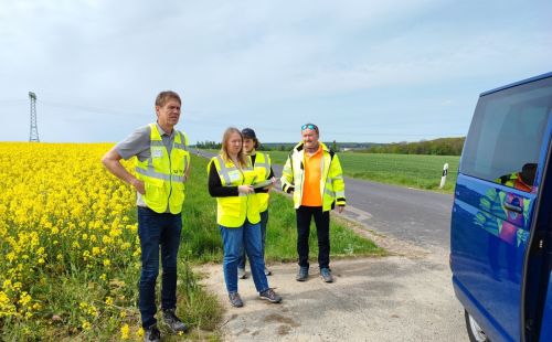 GEOS NKT Trassenbefahrung Logistikkonzept