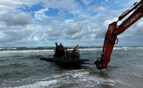 Ahrenshoop Buhnenbeubau GEOS G.E.O.S. Küstenschutz Baugrunderkundung